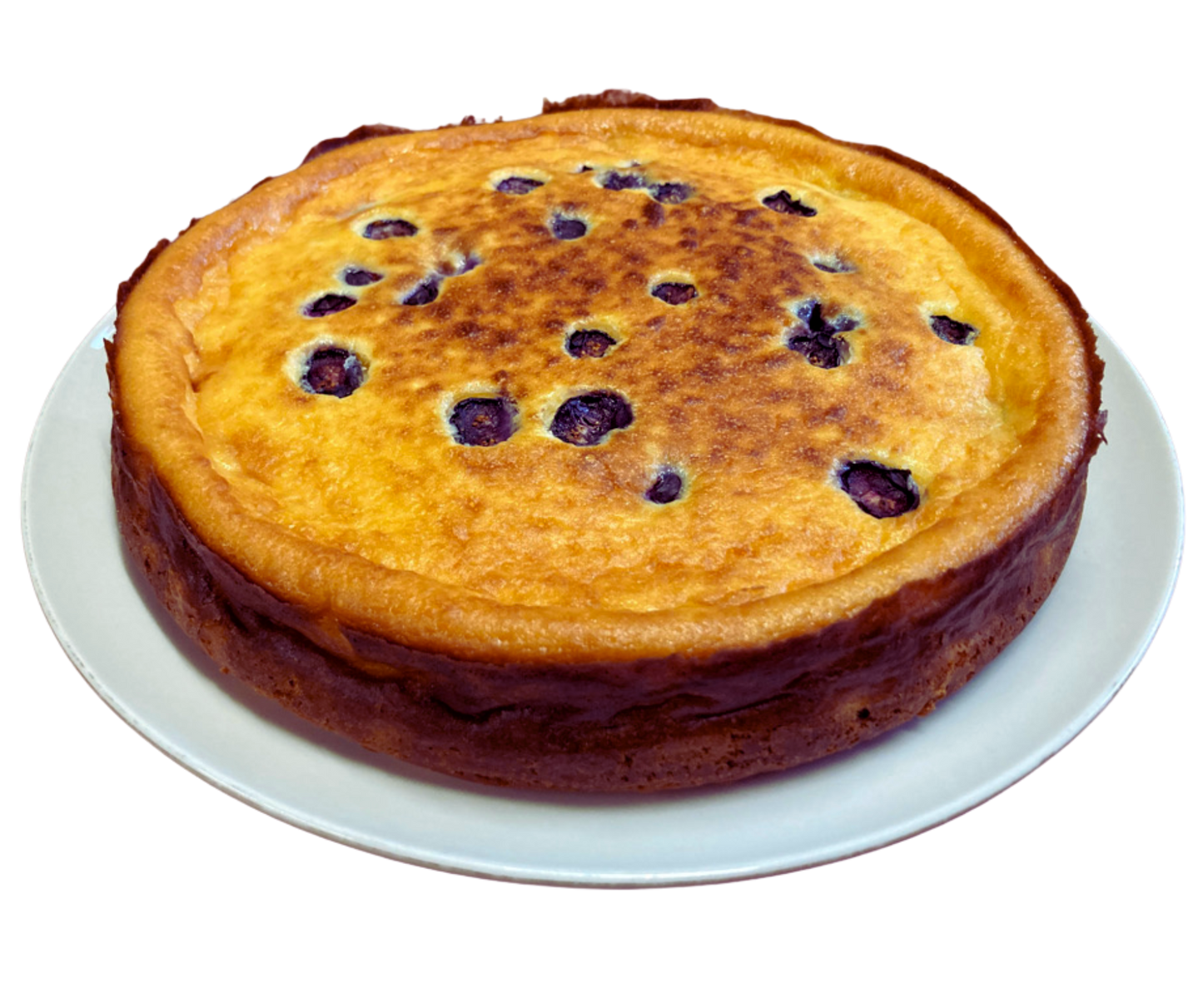 Cheesecake met blauwe bessen