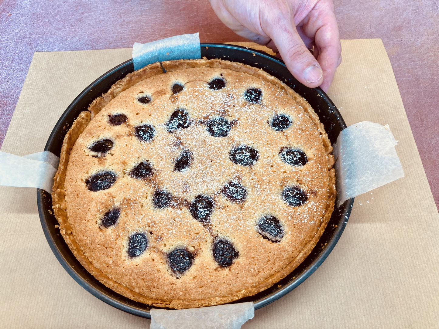 Frangipanetaart met huisgemaakt korstdeeg