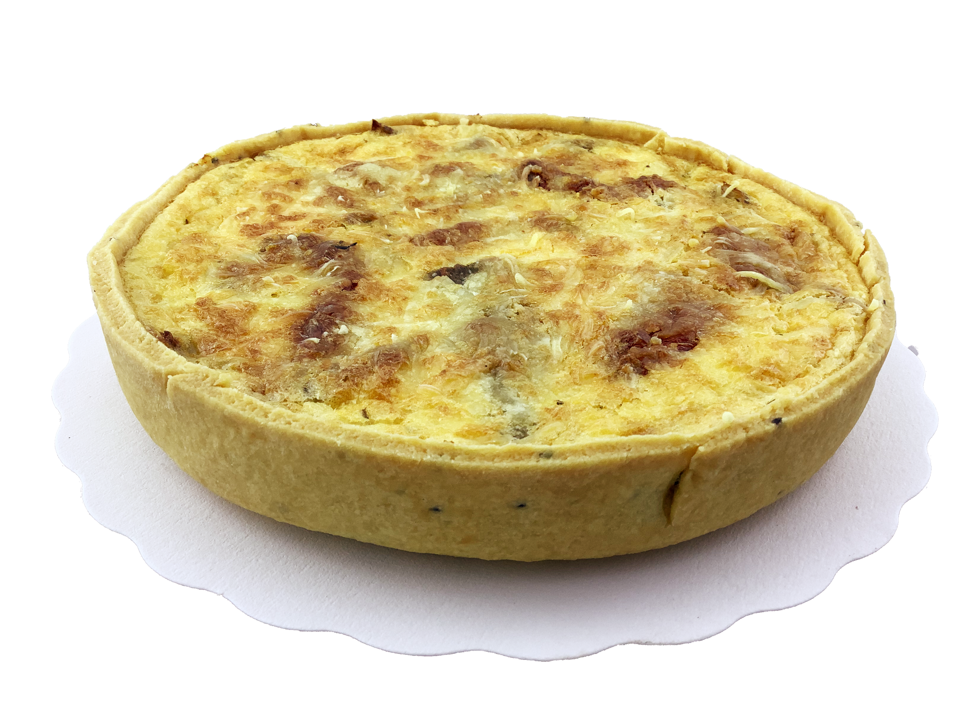 Quiche met artisjok en paprika
